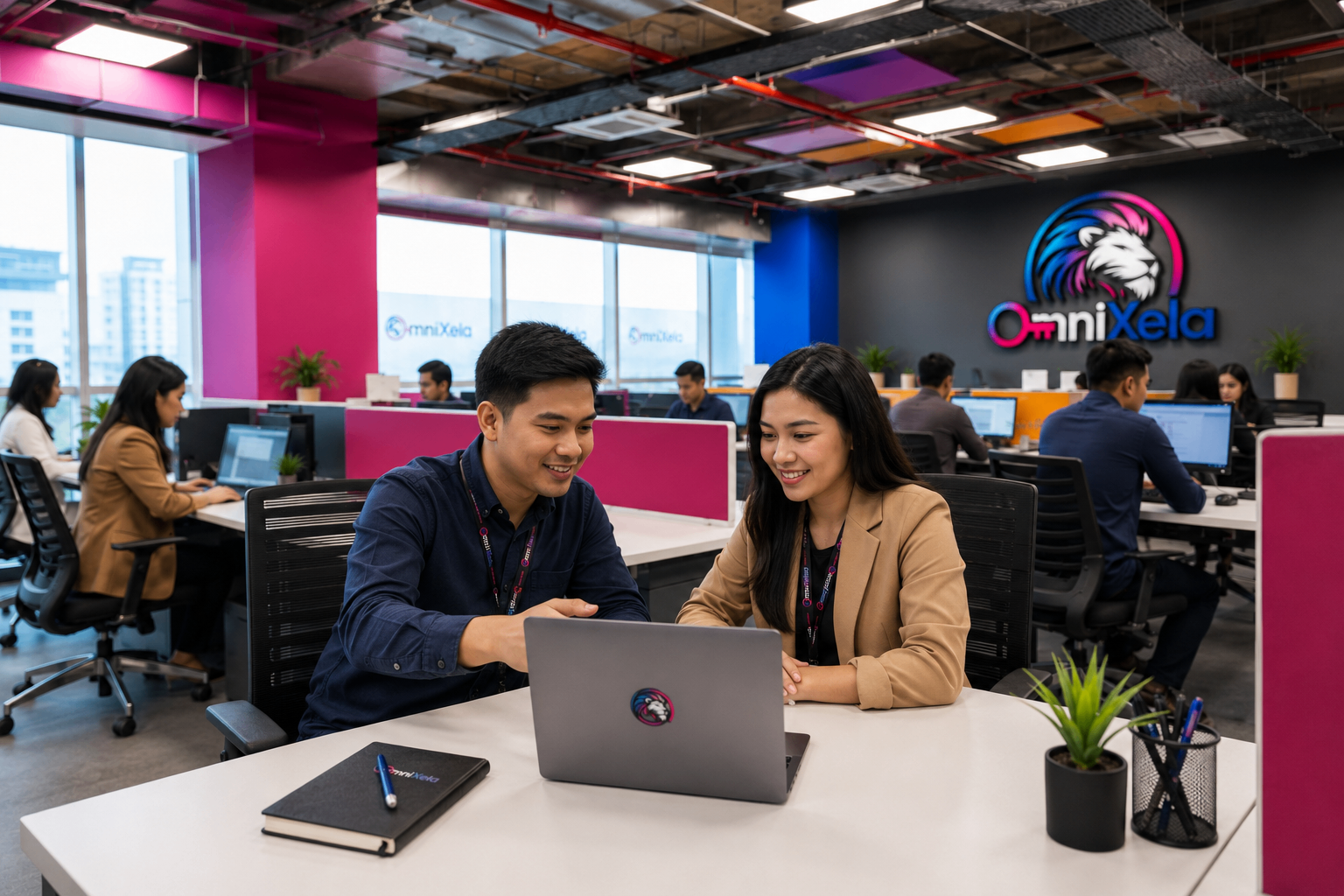 OmniXela Filipino BPO team delivering professional customer operations