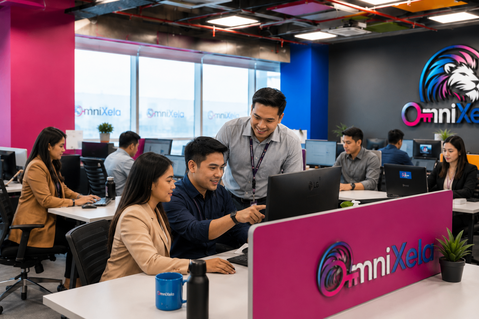 Continuous Improvement — OmniXela Filipino BPO team